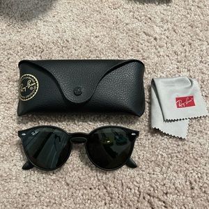 Rayban Rb4380n Blaze Round Sunglasses Mens Black 601-S/71 129